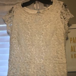Lace Peplum top